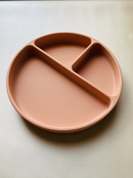 Peachy Pink Suction Silicone Plate