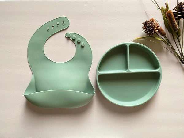 Jade Silicone Bib